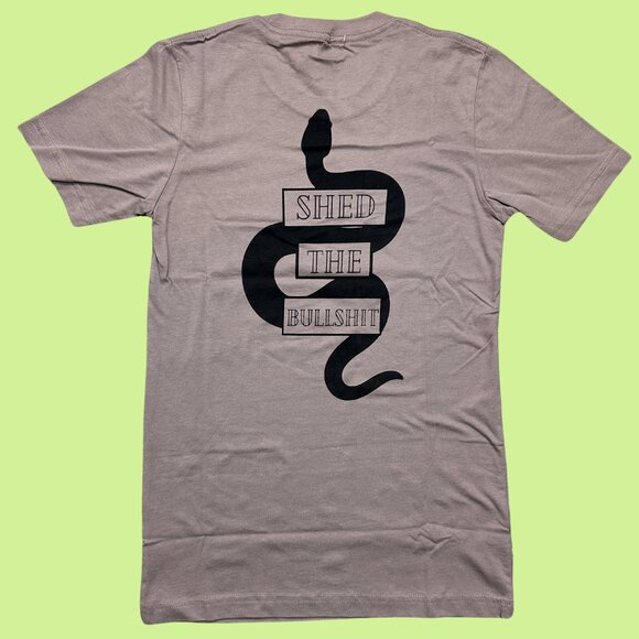 Inner Thoughts Pebble Brown Shed The Bull Snake Tee - Picture 1 of 4